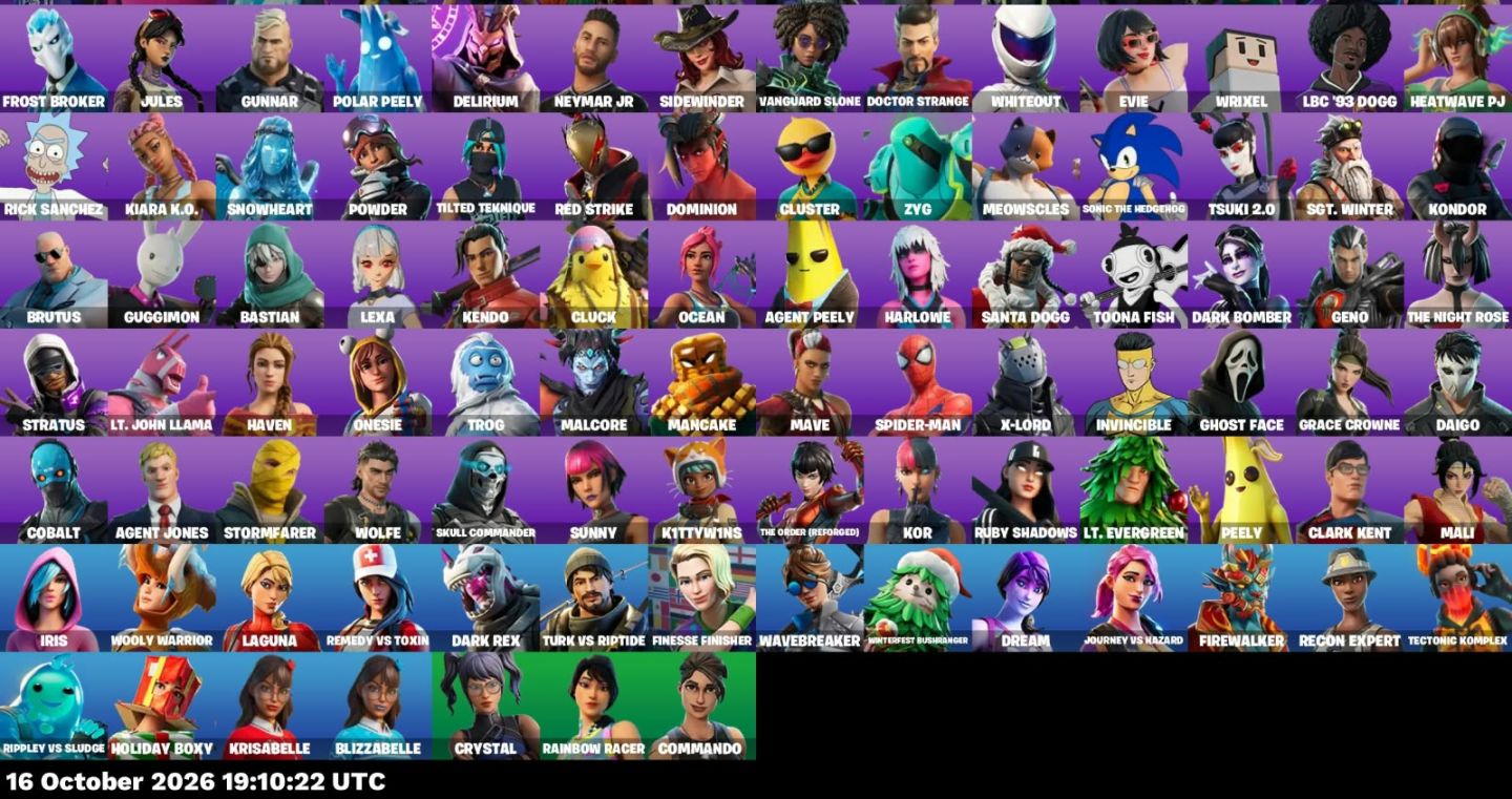 CONTA RARA DE FORTNITE