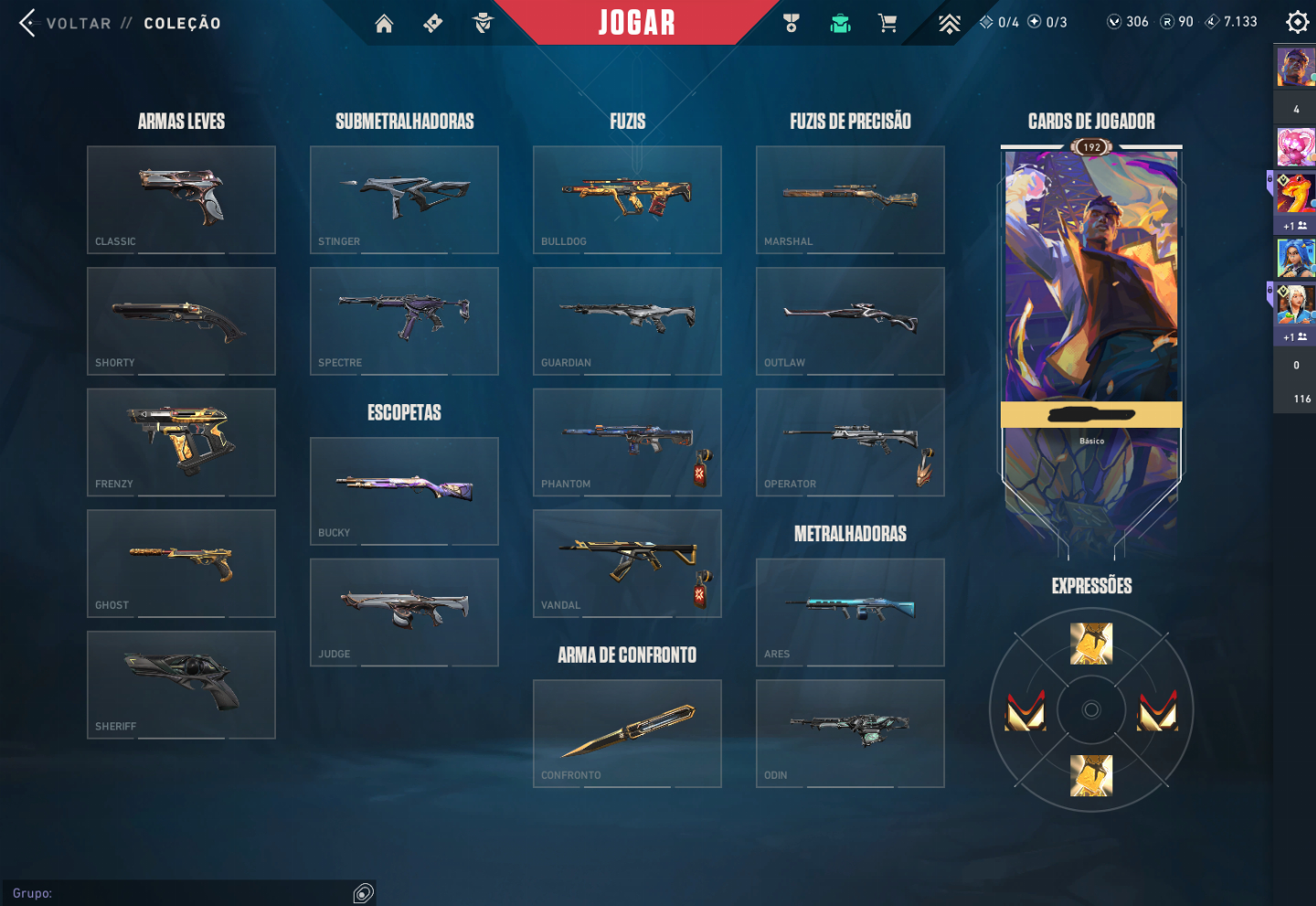 Conta de Valorant Full Skins