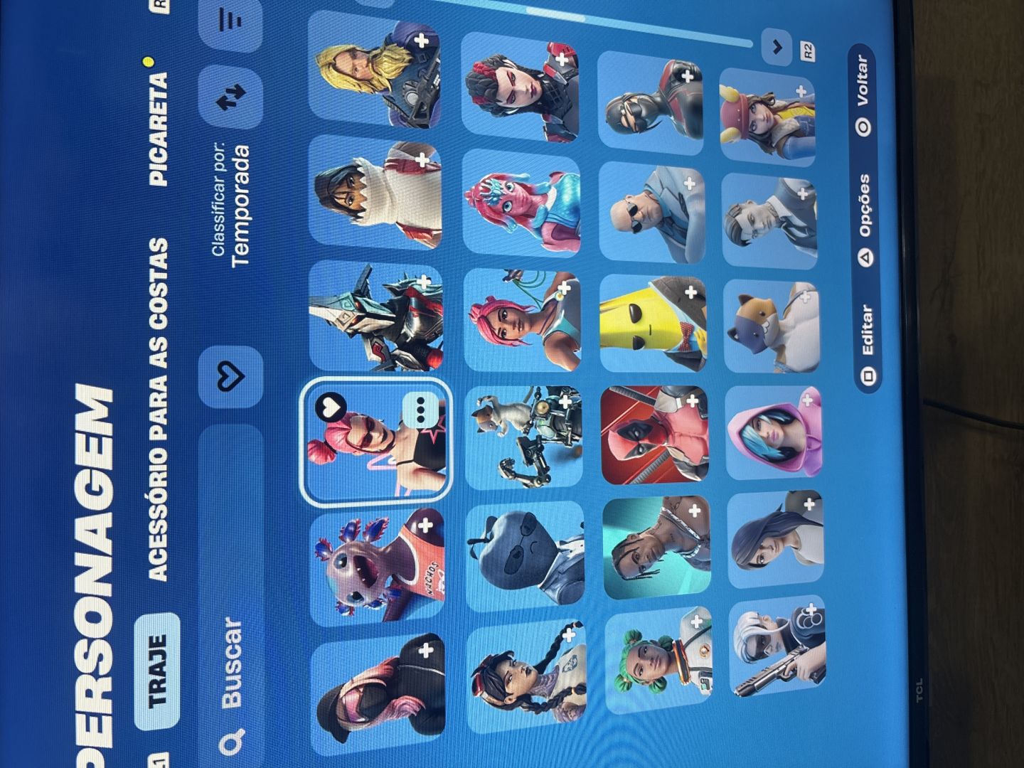 CONTA FORTNITE OG COM TRAVIS SCOTT | 205 SKINS | PICARETAS E ITENS RAROS