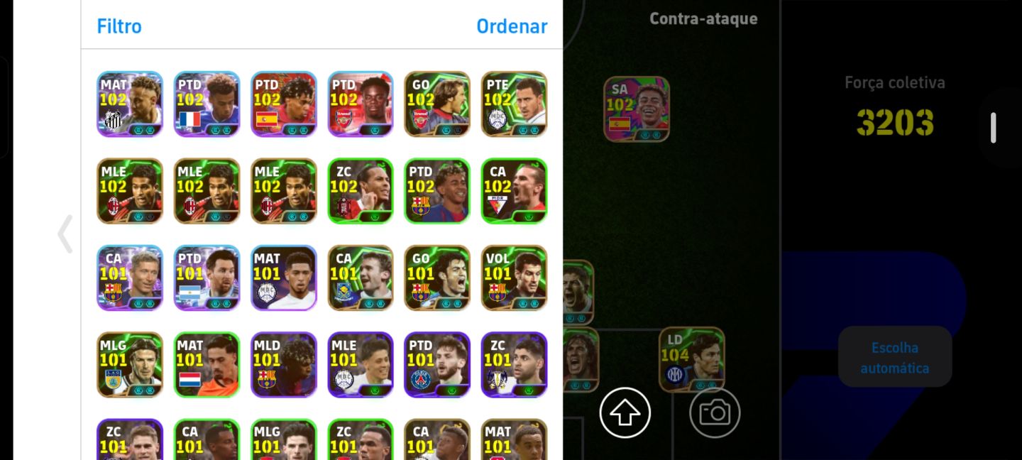EFootball Mobile 3203 | Hazard Big Time 109 + Neymar 2014 Copa