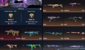 Blood Strike LV45 | AUG Eterna Lv3 | 3 Facas | Ultras | Bleach | Conta Rara