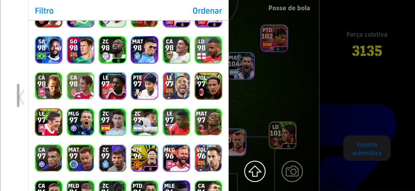 CONTA eFootball | ELENCO FORTE + JOGADORES RAROS | PRONTA PARA JOGAR