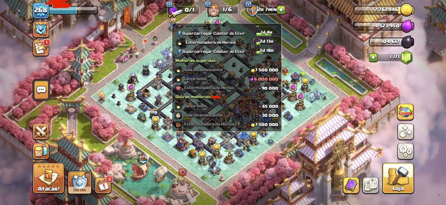 Conta th18 full equipamentos full