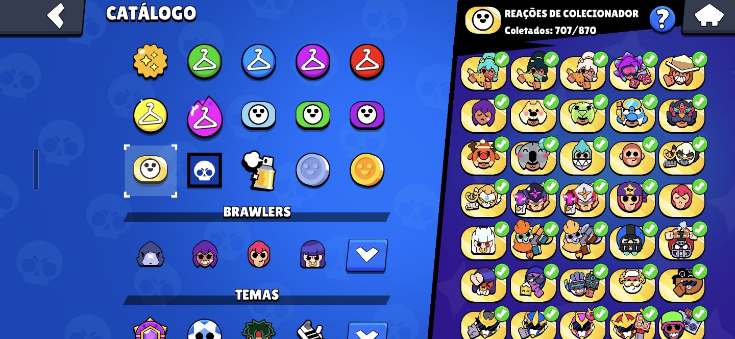 CONTA BRAWS STARS MAIS DE R$2000 GASTOS + DE 250 SKINS + 44K TROFÉUS