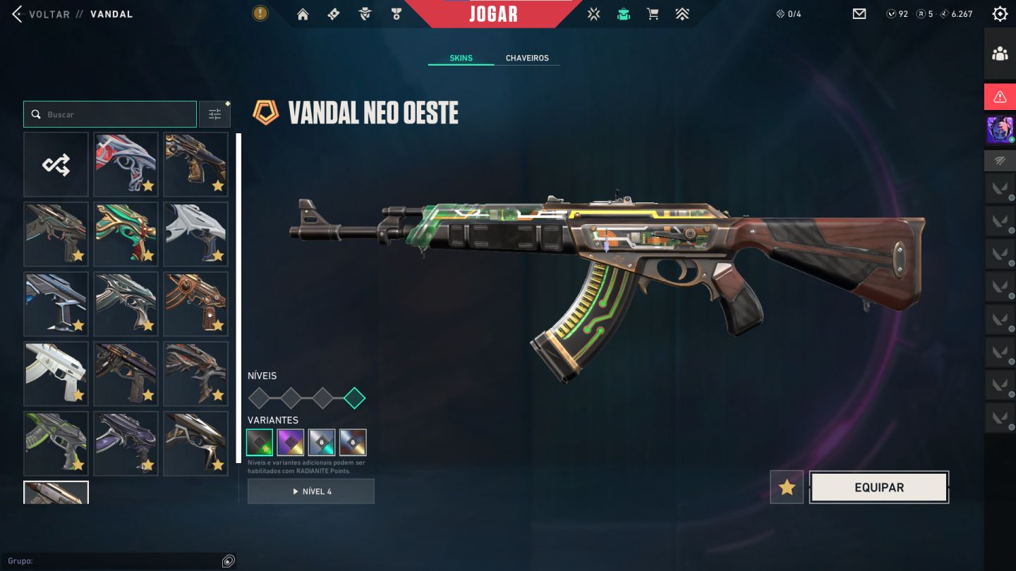 Conta valorant peak imortal 3.5k gastos 50+ skins e itens raros