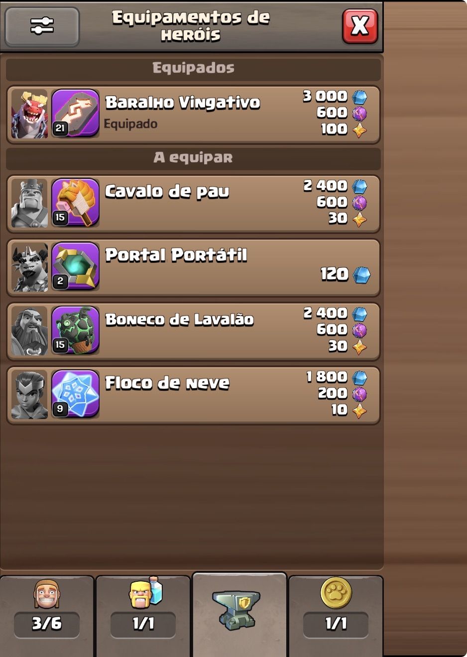 CLASH OF CLANS | CONTA LENDÁRIA NÍVEL 500 | FULL MAX | 30+ SKINS | RARÍSSIMA