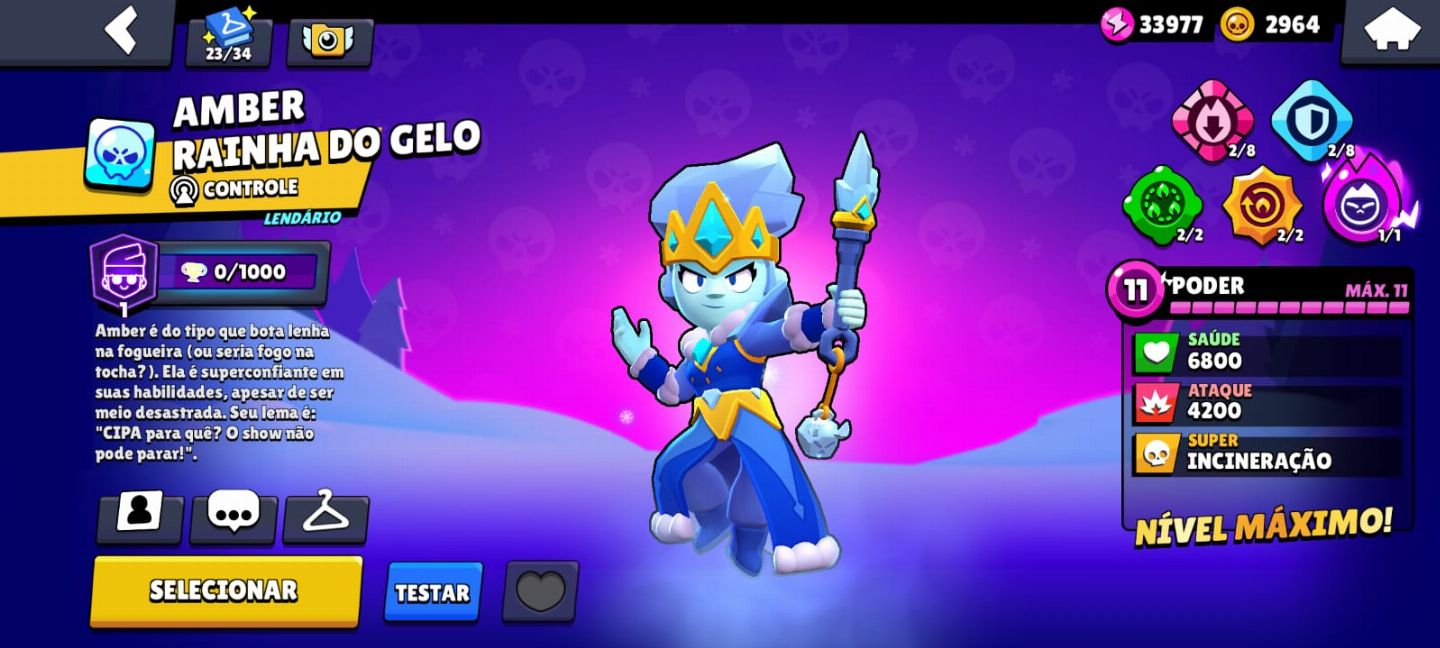 CONTA DE BRAWL STARS, 30K+ DE TROFEUS, SKIN RARAS E MUITO MAIS!