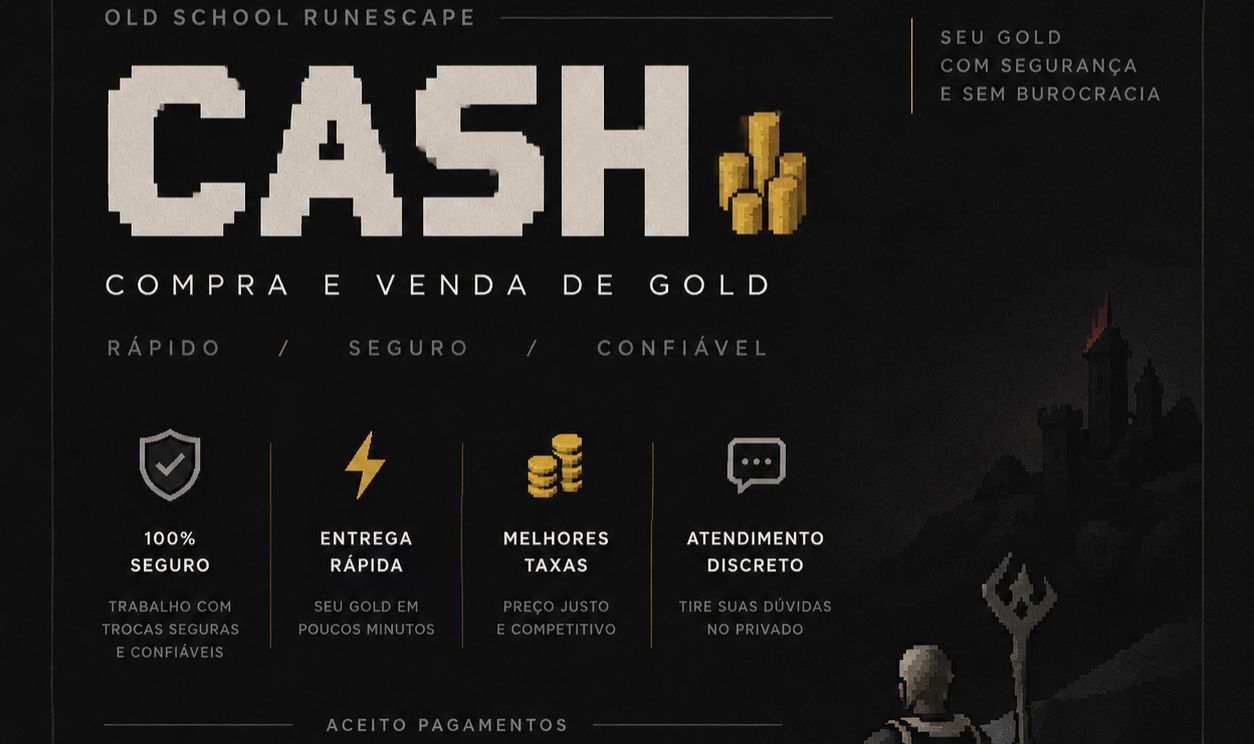 CASH OSRS MAIS BARATO DO SITE