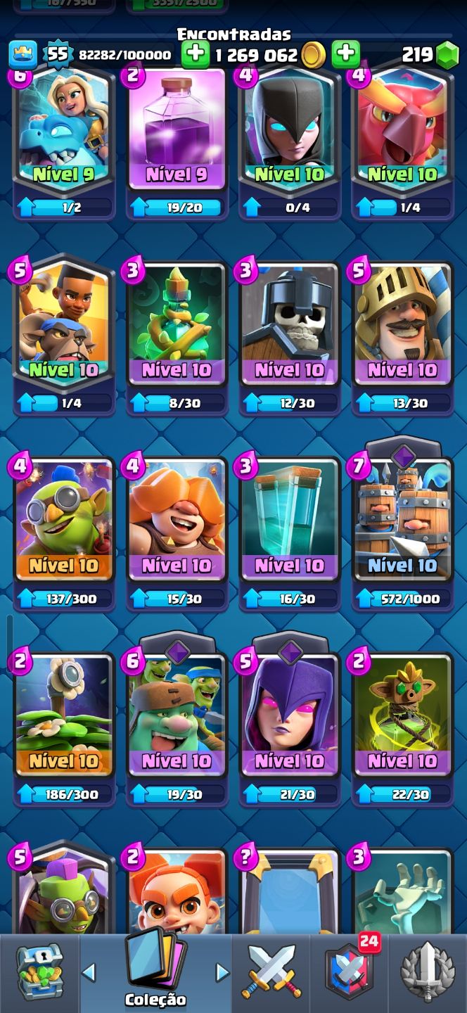 CONTA CLASH ROYALE BOA PRA JOGAR