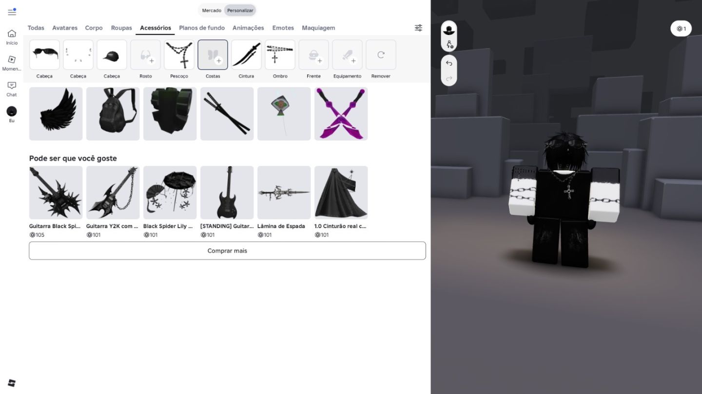 CONTA DE ROBLOX MUITO BOA! + BLOX FRUITS