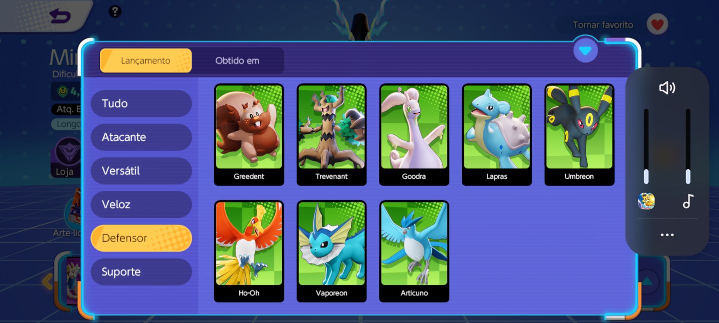 CONTA POKEMON UNITE LVL 61 RARA 2021