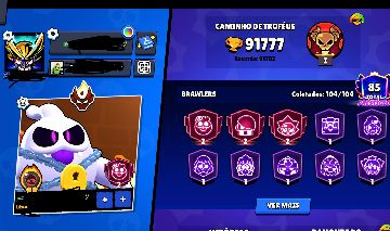 Brawl star, 91k de troféus