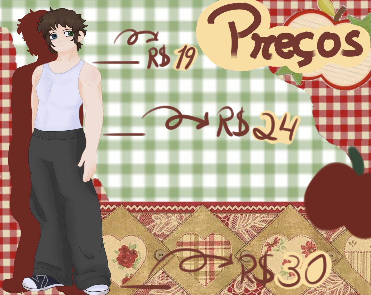Desenho Digital RPG, PNGTUBER,OC e mais!! Personalizado no Meu Estilo!!!