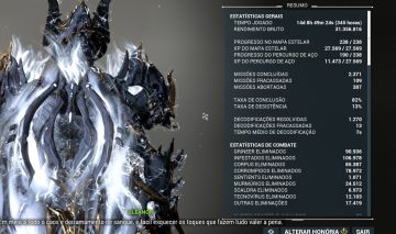 Conta warframe MR19, saldo atual: 570 platinas