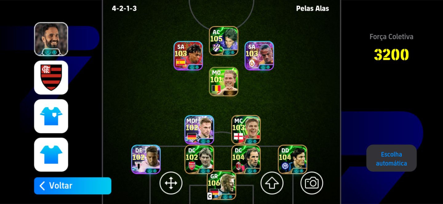 Conta eFootball pra começar bem