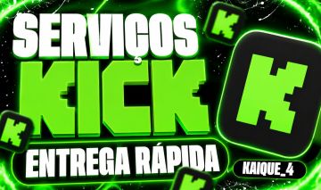 [Envio Rápido] Kick - Visualizações + Seguidores