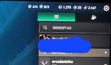 CONTA VALORANT COM SKIN NOVA E PASSE NOVO