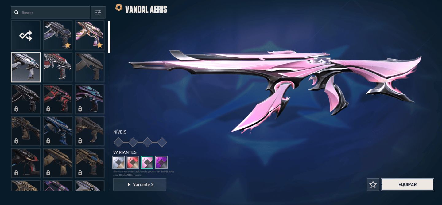 Conta Valorant varias skins de faca e vandal