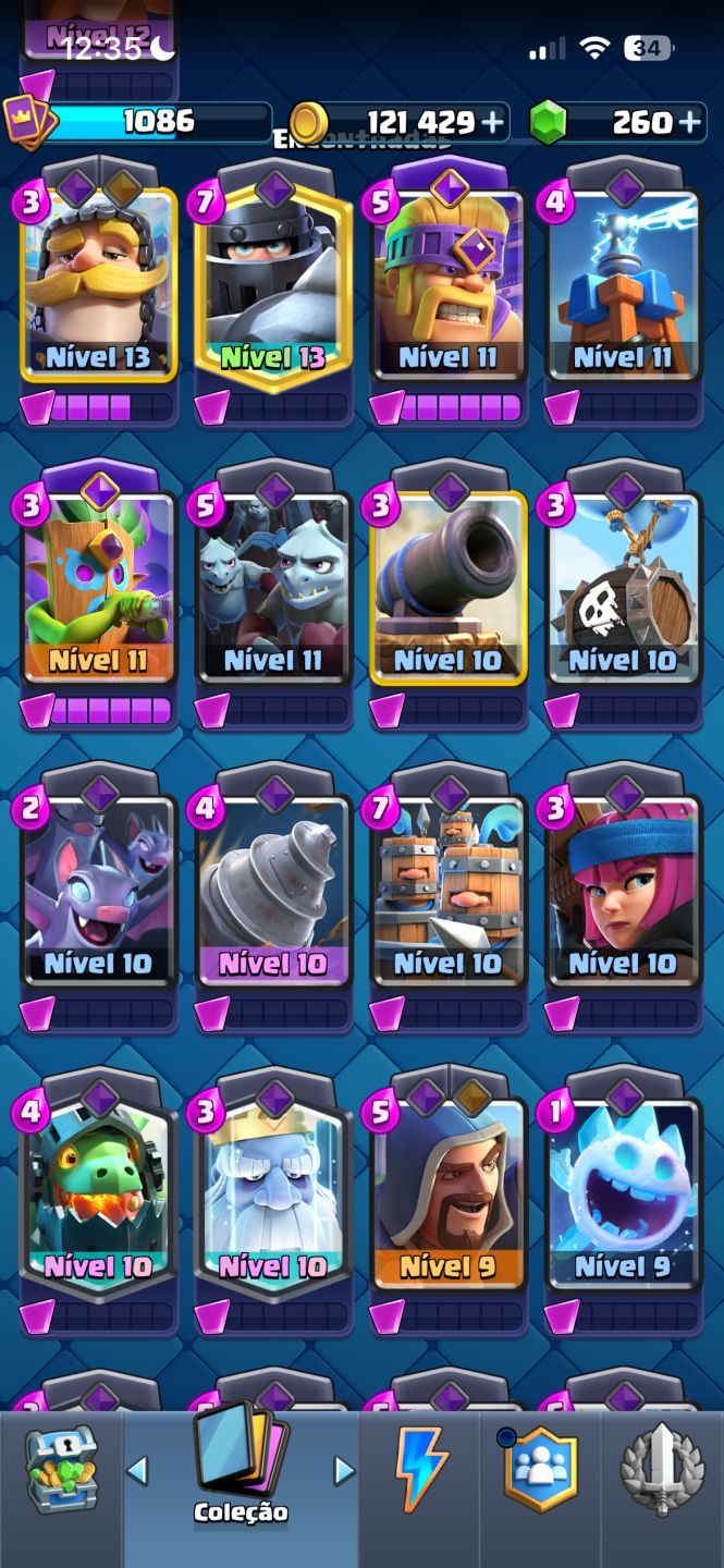 Conta de Clash com 8k troféus