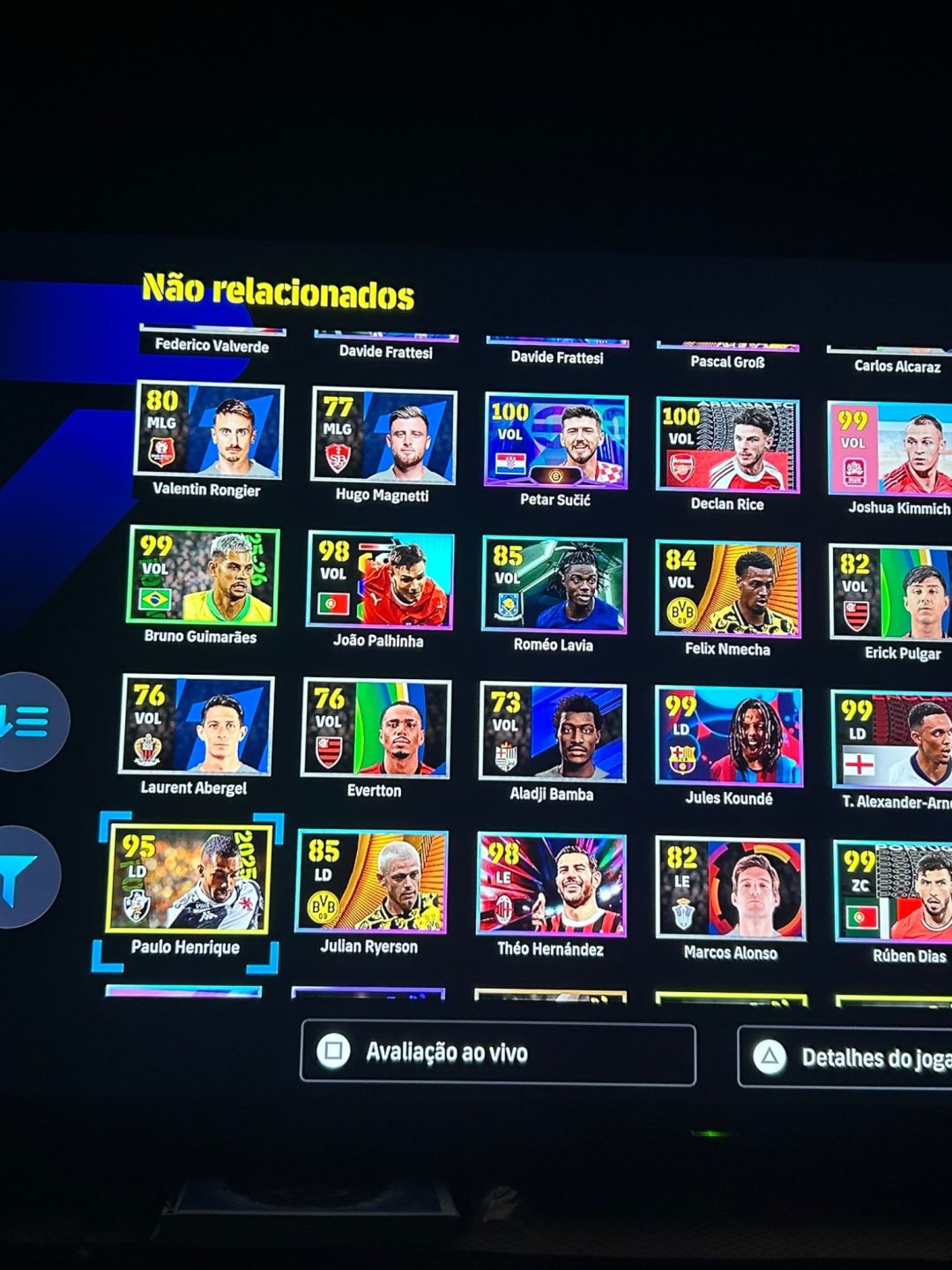 CONTA (PSN) EFOOTBALL TOP COM DEL PIERO