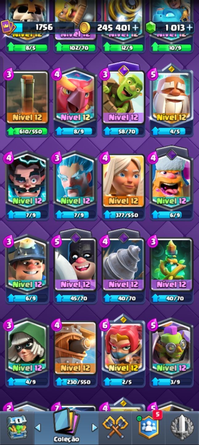 14000 troféus COMPLETA LVL 16 | 19 EVOLUÇÕES | MAIOR CAMPEÃO | INSÍGNIA 10 ANOS