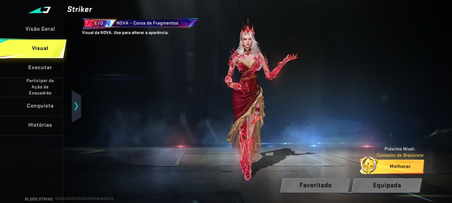 Conta Blood Strike nível 25