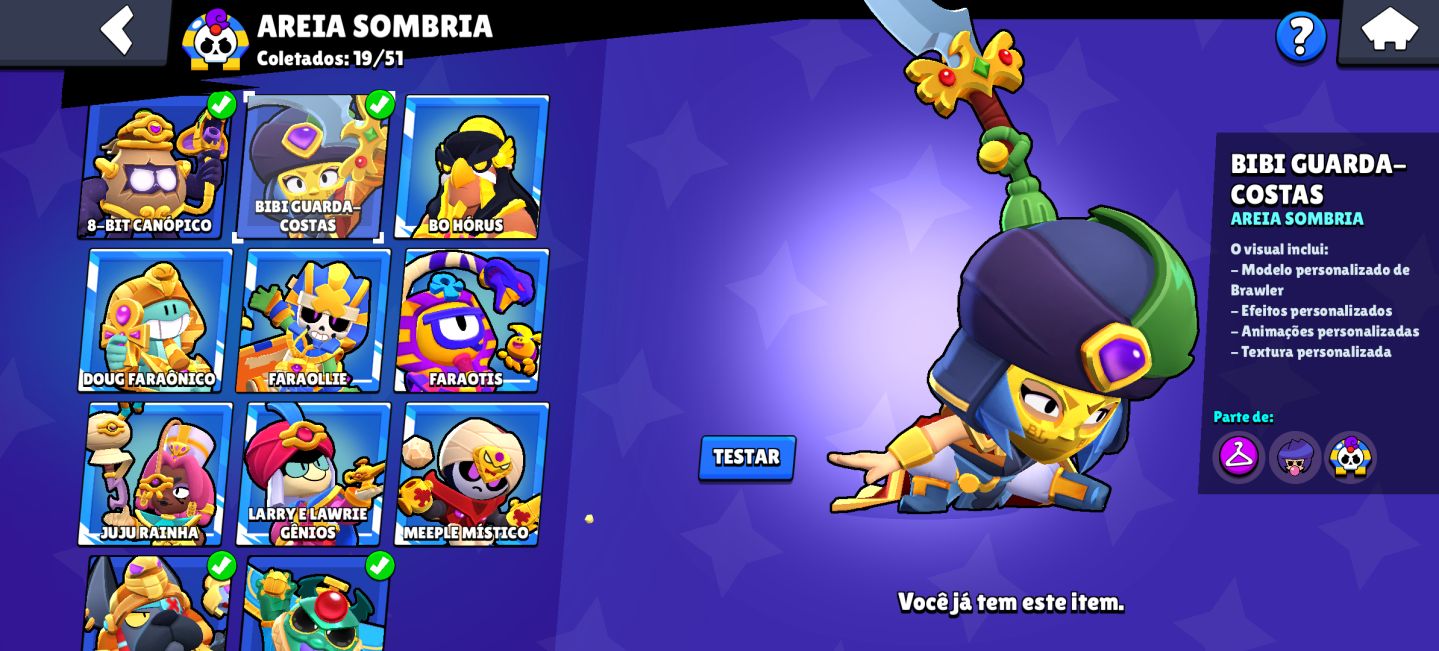 Conta brawl stars gemada e rara!!!