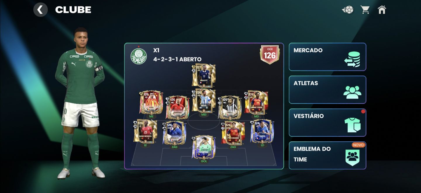 Conta de FC mobile Rica