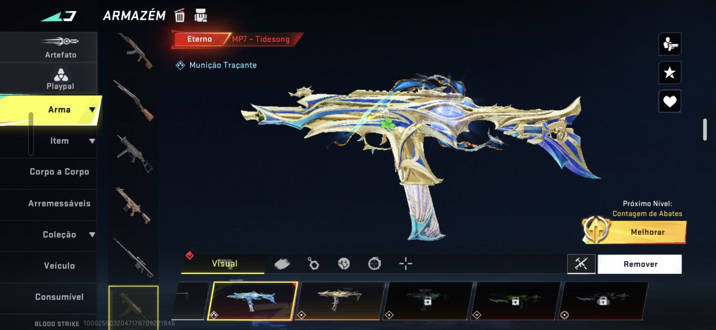 Conta de blood strike gemada e com skin eterna do zero