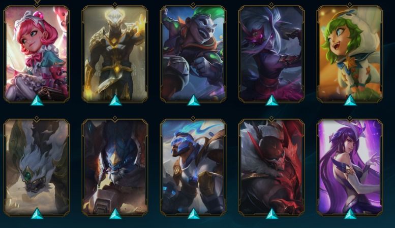 Conta smurf antiga Mestre(150 pdl) PEAK-720 PDL, 69 skins/30 fragmentos