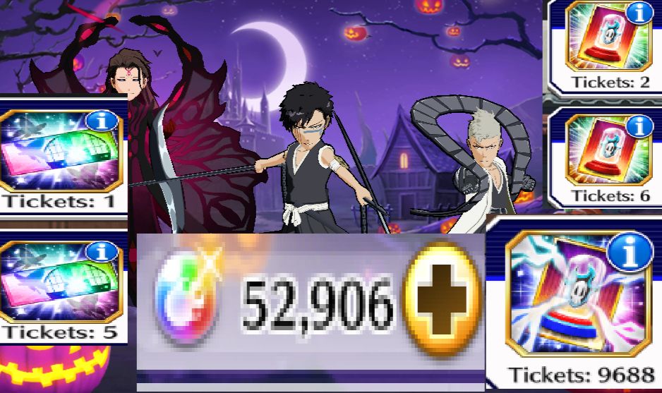 BBS/ 52906 Orbs/ Kensei - Shuhei - Aize/ 9688 Accessory Tickets