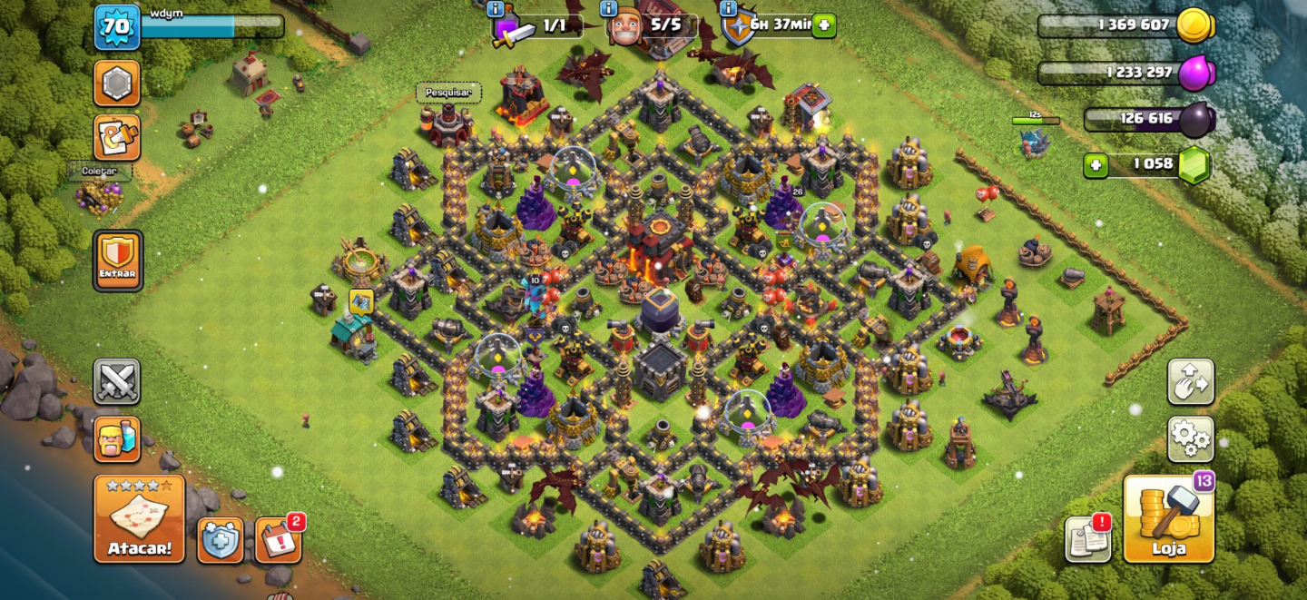 CONTA CLASH OF CLANS CV10 RECENTE [ENTREGA AUTOMÁTICA]