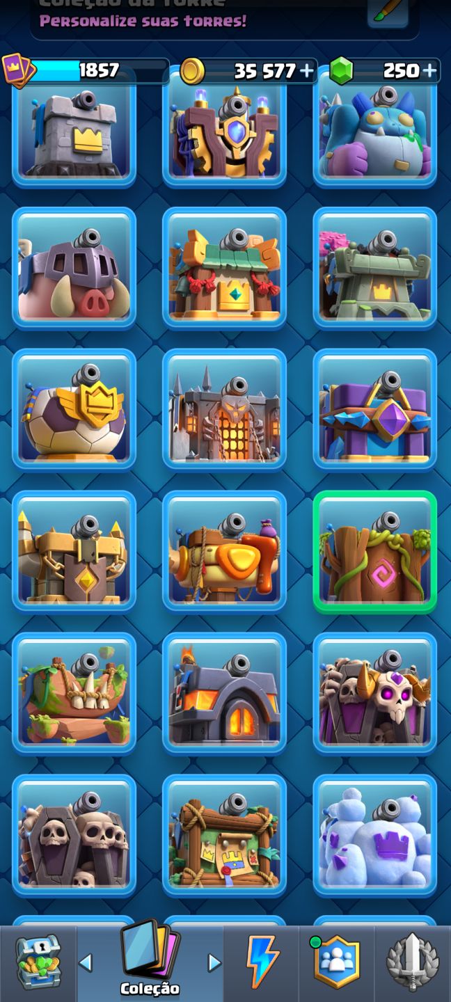 Conta de Clash de 8 anos com muitas evoluções e heróis!!