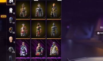 CONTA DE FREE FIRE COM MUITAS SKINS ANTIGAS