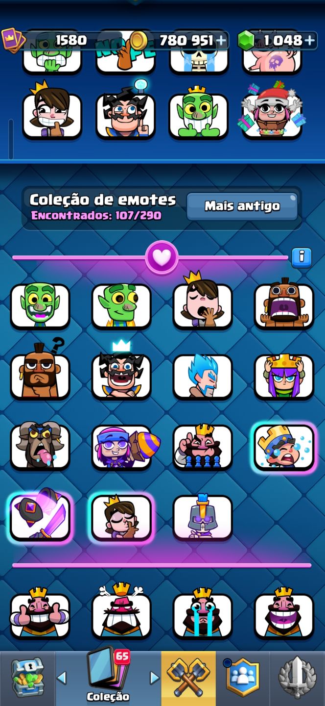 Conta de clash royale gemada barata