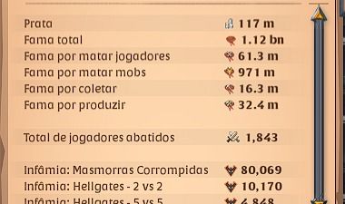 CONTA ALBION MID GAME 1.12 BN FAMA FULL COLETA