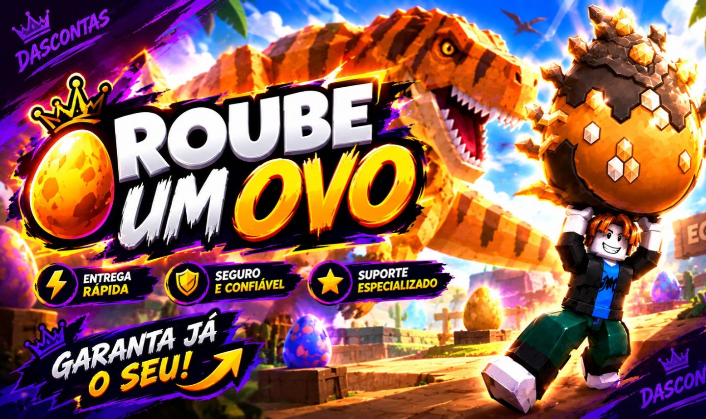 ROUBE UM OVO - STEAL AN EGG - ROBLOX - MELHOR PREÇO TODAS AS GAMEPASS 50% OFF