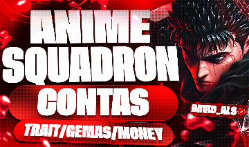CONTAS ANIME SQUADRON - GEMAS/TRAITS/GOLD (ENTREGA AUTOMATICA)