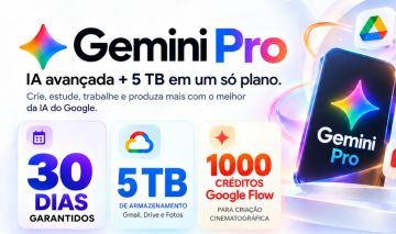 Licença Google Gemini Pro IA + 5TB Nuvem