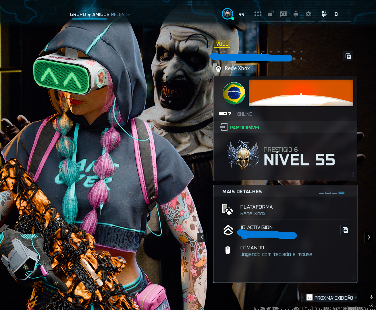 Conta Warzone Bo7/Bo6,Prest 6, ABISMO | NÉBULA | DARK MATTER e INFESTAÇÃO