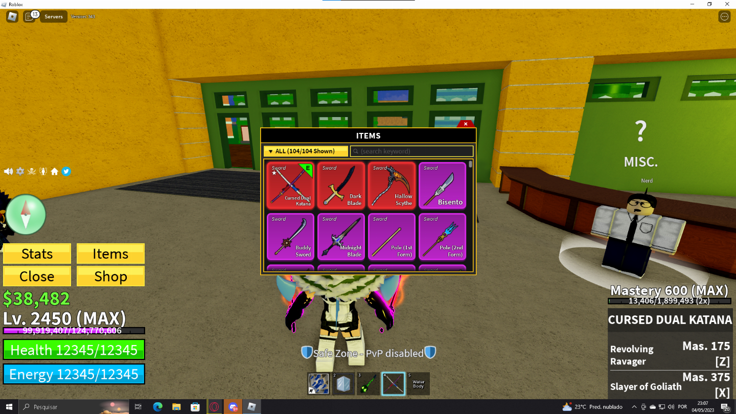 CONTA DE BLOX FRUIT COMPLETINHA