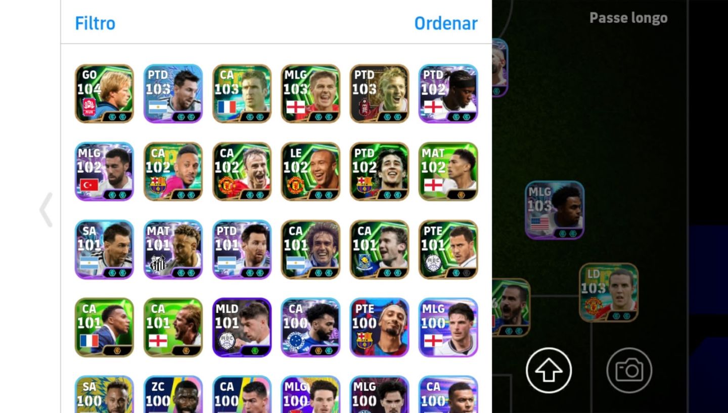Conta com Gullit 106, com força 3218