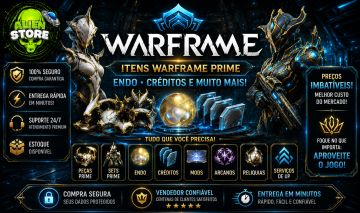 Warframe | Itens Prime, Endo e Créditos | Entrega Rápida