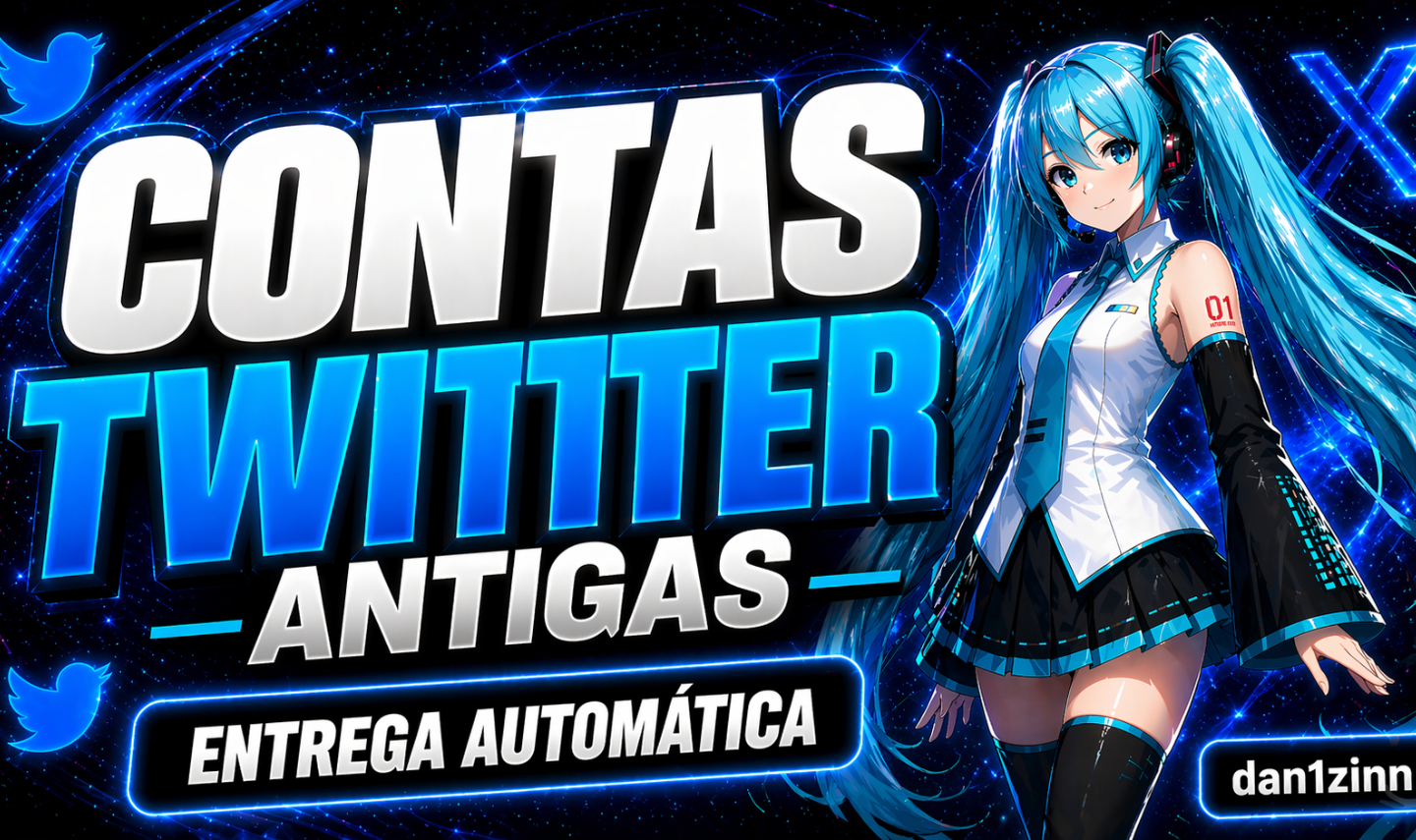 [MENOR PREÇO] CONTAS NO TWITTER ANTIGAS E NOVAS + BRINDE (ENTREGA AUTOMÁTICA)