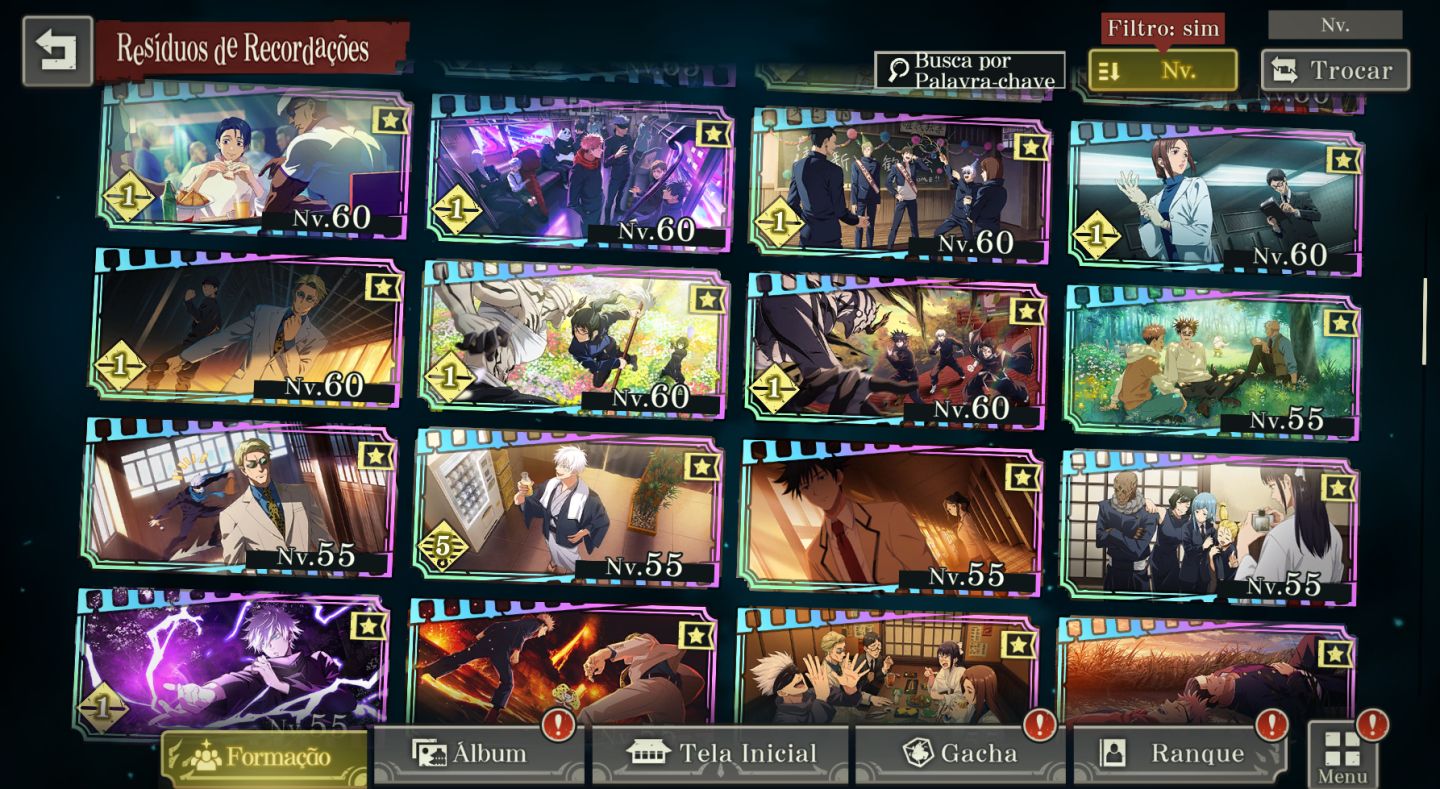 CONTA JUJUTSU KAISEN PHANTOM PARADE END GAME