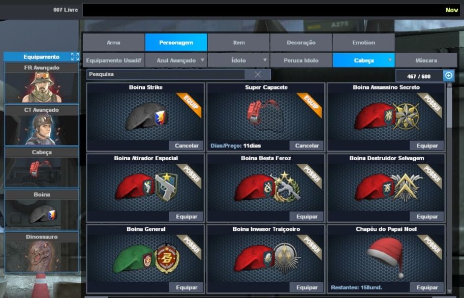 CONTA POINT BLANK GENERAL DE DIVISÃO