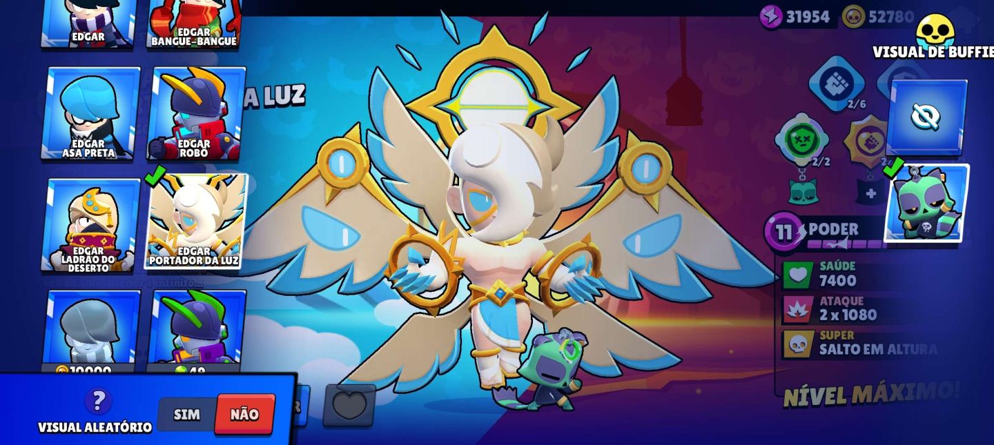 Brawl Stars 50K | 103 Brawlers | 240 SKINS | 13 Lendários | 54 Hipercargas