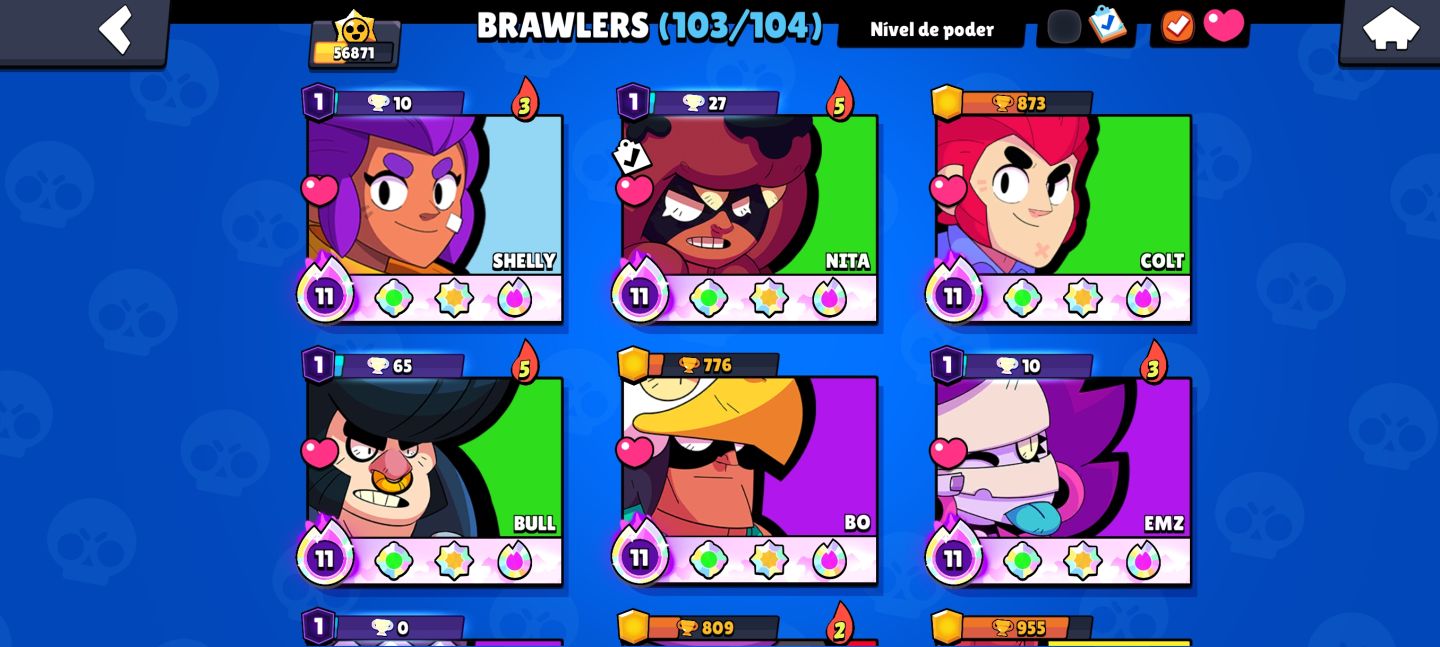 Conta gemada Brawl Stars End Game