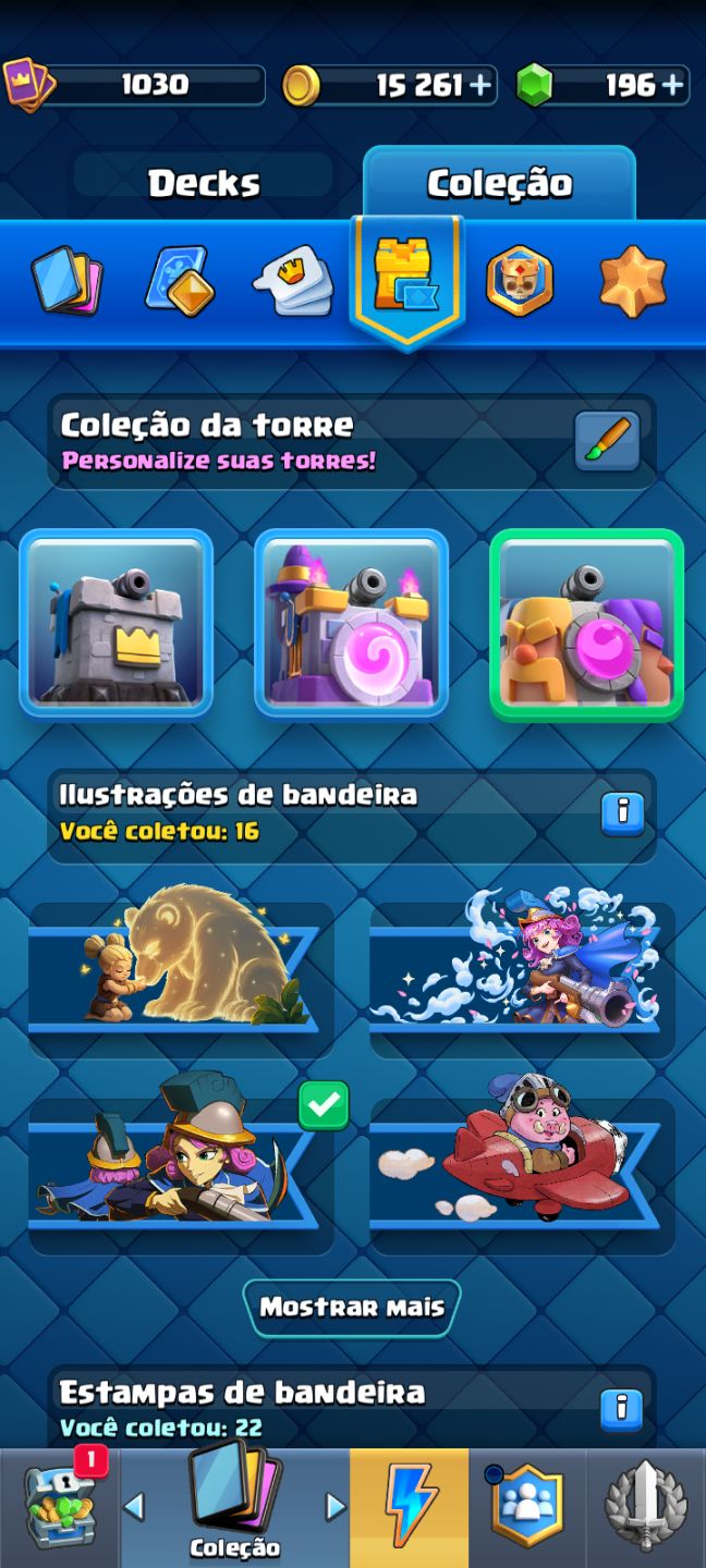CONTA CLASH ROYALE - ARENA 16