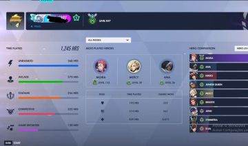 Conta Blizzard/Overwatch rank Suporte Gold/All Stars